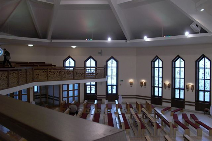 Návrh interiéru v R-K kostole sv. Jozefa Robotníka v Novej Dubnici